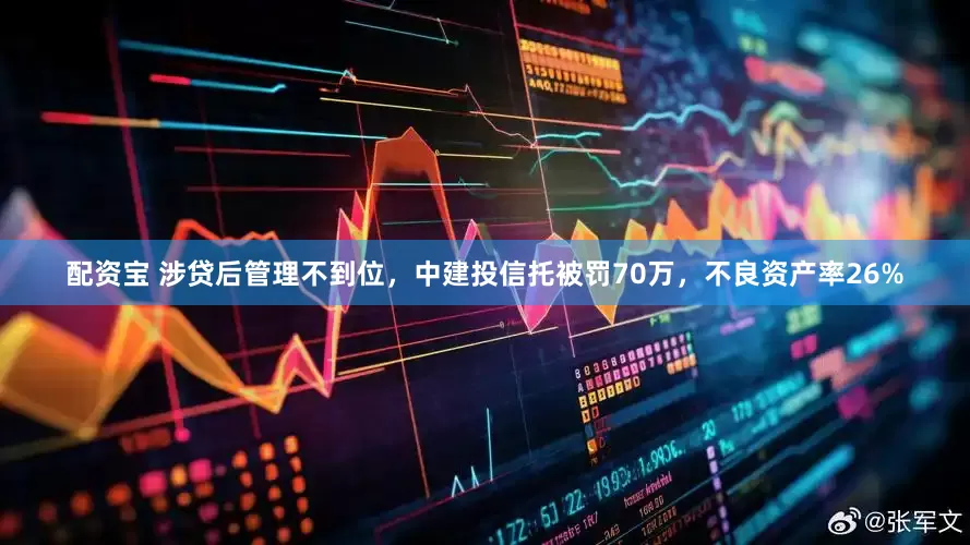 配资宝 涉贷后管理不到位，中建投信托被罚70万，不良资产率26%