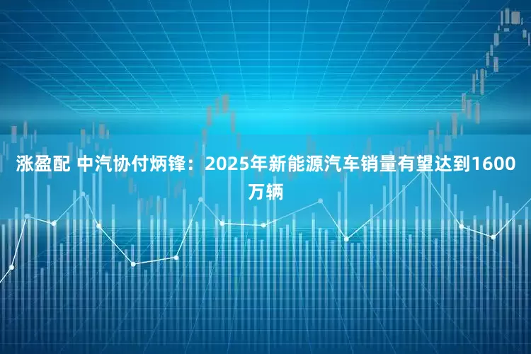 涨盈配 中汽协付炳锋：2025年新能源汽车销量有望达到1600万辆