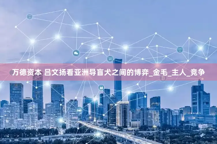 万德资本 吕文扬看亚洲导盲犬之间的博弈_金毛_主人_竞争