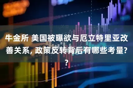 牛金所 美国被曝欲与厄立特里亚改善关系, 政策反转背后有哪些考量?